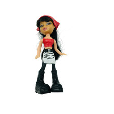 Bratz Mini Doll Yasmin Red Bandana Zebra Skir...