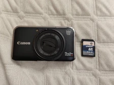 Canon PowerShot SX210 IS 14.1MP Digital Camera - Black