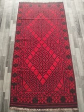 Traditional Handmade Afghan/Turkish Kilim Rug, Artisan Wool Rug size 225x108 CM