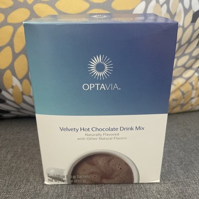 VELVET HOT CHOCOLATE DRINK MIX  Optavia 7 Packet EXPIRED ** FREE SHIP