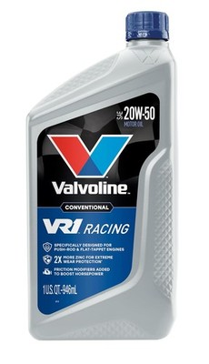 Valvoline VR1 Racing SAE 20W-50 1 QT Motor Oil for High Performance Racing Cars
