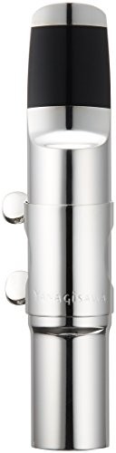 Мундштук ЯНАГИСАВЫ металлический с посеребренным покрытием для тенор-саксофона Размер: 7 мм