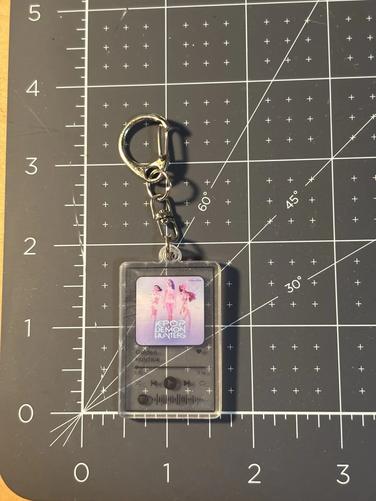 KPop Demon Hunter HUNTR/X Golden Music Player Acrylic Keychain