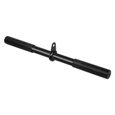 Pulldown Straight Bar Rotating Steel with Rubber Grips LAT Pull Down Handle