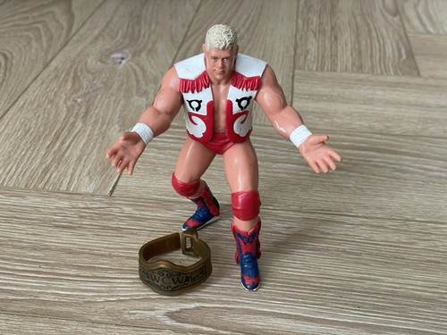 Vintage WCW Dustin Rhodes 1990 Galoob Wrestling Ac...