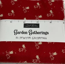 GARDEN GATHERINGS CHARM PACK BY PRIMITIVE GATHERINGS FOR MODA