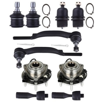 10x For 2004-2007 Buick Rainier Front Ball Joint Tie Rod End Wheel Bearning Hub