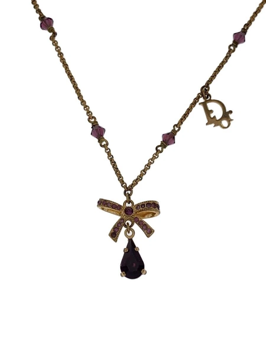 Collana Christian Dior nastro logo GLD donna usata