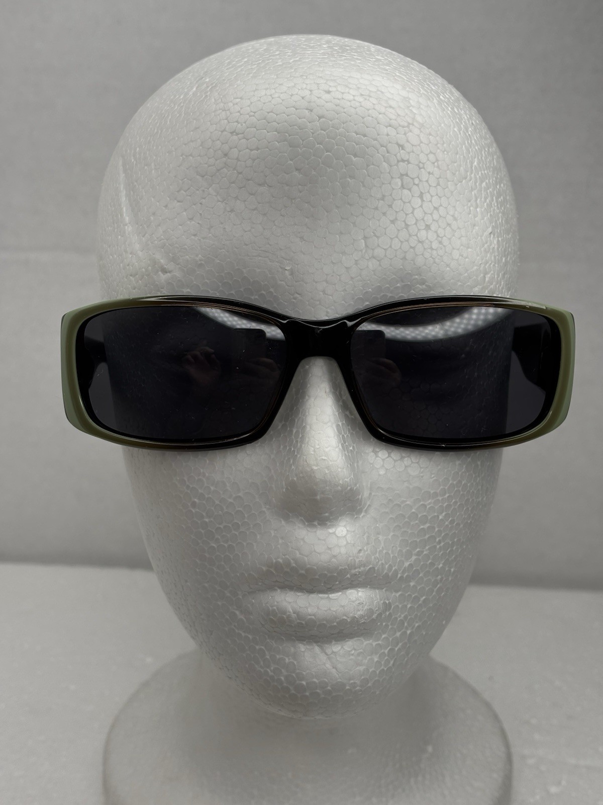 Vtg.Lacoste Black /Green Rare Women's 58/15 Sunglasses LA12630 135mm With Case thumbnail 3