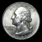 1952 Silver Washington Quarter Dollar ---- Gem BU Coin ---- #PP711