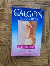 Vintage New Sealed Calgon Bouquet Bath Country Lilac Spas  Whirlpool 90s Prop