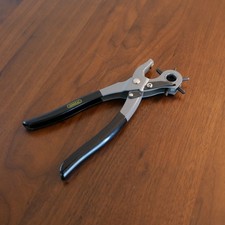 General Tools Leather Hole Punch Tool - 6 Hole Sizes for Leather and Rubber