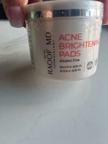 RAOOF MD Acne Brightening Detox Pads Complexion Perfecting-60 ct. Alcohol Free - Picture 3 of 8
