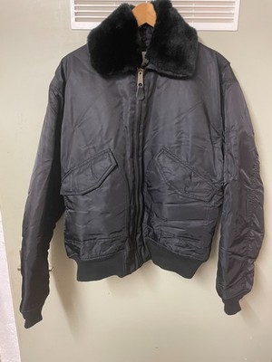 DELTA USAF  Flyers MAN Bomberjacke in  Schwarz, Gr. XL neu