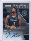 Naz Reid 2019 Prizm Sensational Signatures Auto (RC) Minnesota Timberwolves