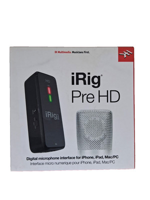 IK Multimedia iRig Pre HD Microphone Interface For iPhone, iPad Mac/PC