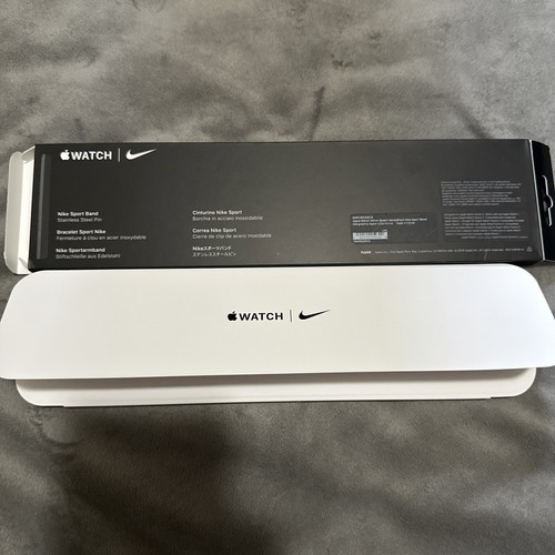 DISCONTINUED NIKE 38mm, 40mm, 41mm APPLE WATCH DESERT SAND/BLACK SPORT BAND - Zdjęcie 3 z 3