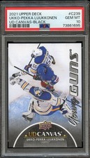 2021 Upper Deck Black Canvas Ukko-Pekka Luukkonen Young Guns #C239 PSA 10