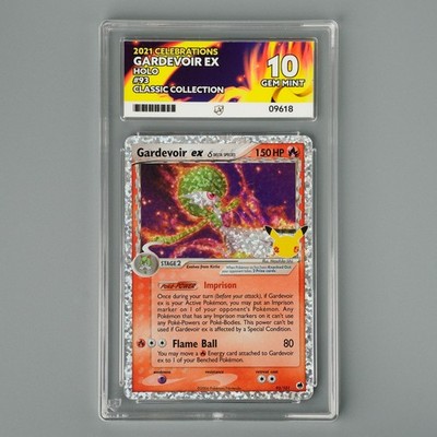 Gardevoir EX 93/101 Holo 2021 Celebration Classic ACE 10 Gem Mint - Pokémon
