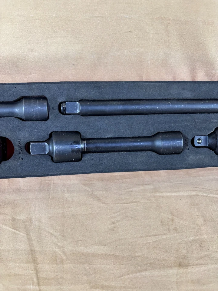 SNAP ON 307IMFR 7PC 1/2 DRIVE IMPACT DRIVER & EXTENSION SET IN PRO-FI FOAM!! - Image 4 of 4