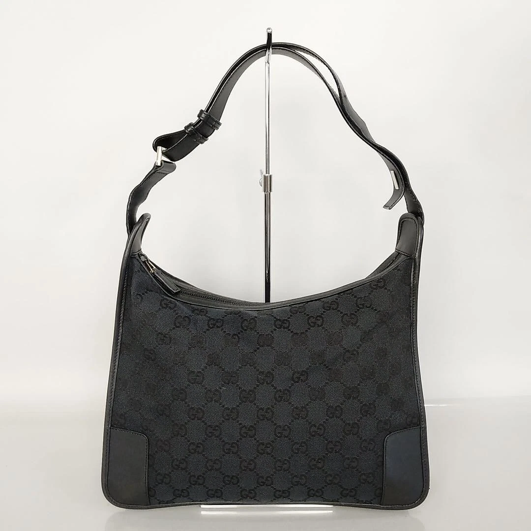 2501 15 Gucci GG Sac à bandoulière en toile noir #PGDY9I