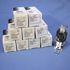 10 Leviton Locking V0 Outlet Receptacles NEMA L20-20R 20A 347/600V 3 Y 2460-065