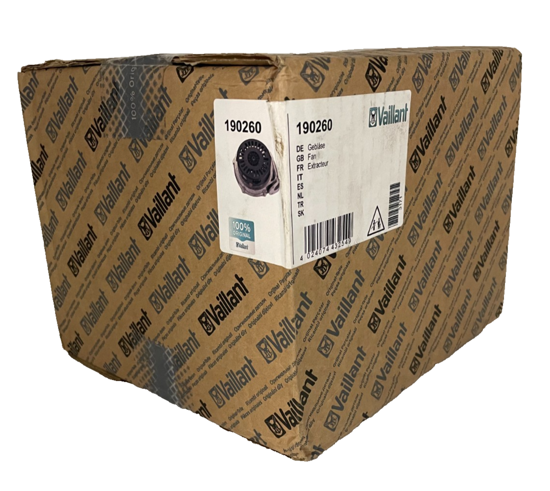 VAILLANT FAN ASSEMBLY 190260 ECOMAX PRO 18 E 28 E BOILER GENUINE NEW & BOXED