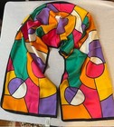 Fabulous mod Virginia Slims colorful polyester scarf by Echo Design Group — photo 1