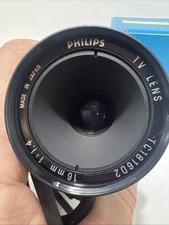 VTG NOS Philips CCTV Tv Lens TC1816D2 16mm 1: 1.4 Made In Japan NIB C1614E