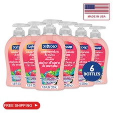 Softsoap Liquid Hand Soap, Watermelon and Mint Scent, 332 mL 6 Pack