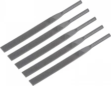 Pneumatic Air File Set Coarse Tooth 5Mmx125Mm Flat File Grinding Tool 5Pcs