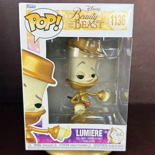 Lumiere Funko Pop! Disney 1136 Beauty and the Beast 30th Anniversary Pop New