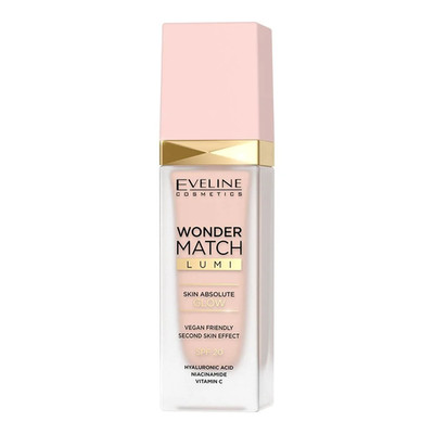 Eveline Wonder Match Lumi Illuminating Face Foundation SPF20 - 05 LIGHT NATURAL