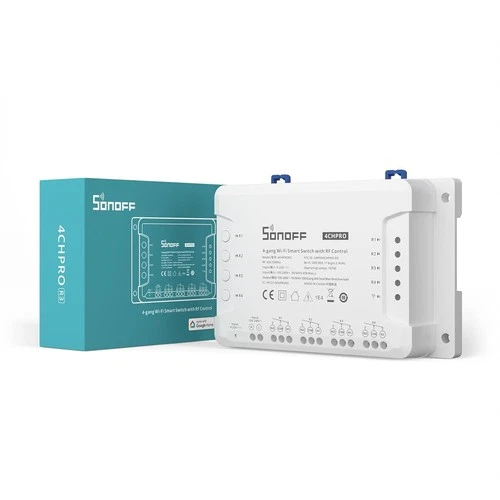 SONOFF 4CHPROR3 WIFI WLAN Smart Schalter 4 Wege Switch RF 433MHZ APP Steuerung