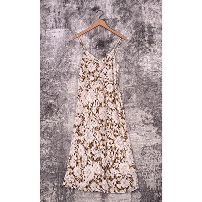 Hatch Dress 3 / US Large Womens Floral Sleeveless Slip Midi Maternity