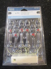 6 Piece Lighted Gas Lantern Street Lamps Carole Towne series by Lexax