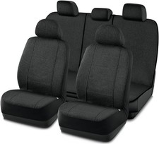 Juego completo de fundas para asientos de coche de piel sint tica