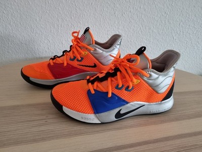 Nike PG 3 NASA Total Orange Paul George EU 43 US 9.5 CI2666-800 NEU