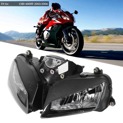_Motorcycle Headlight Clear Lens Cover For CBR 600RR 2003-2006