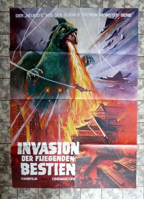 Invasion der fliegenden Bestien A1-FILMPOSTER WA German 1-Sheet RR ´78 GAPPA