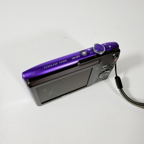 Nikon Coolpix S3300 16.0MP Compact Digital Camera Purple Tested Retro Cute ++ - Picture 7 of 14