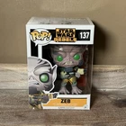 Zeb #137 Funko Pop Star Wars Rebels - Vinyl Bobblehead Figure Box