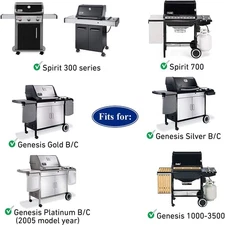 17.5 Inch 7638 Cooking Grid Grates for Weber Spirit 300 310, 700, Spirit E/S-310