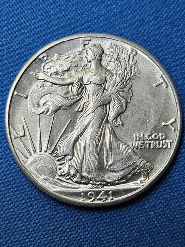 1941  Walking Liberty Half Dollar (High Grade AU) #243