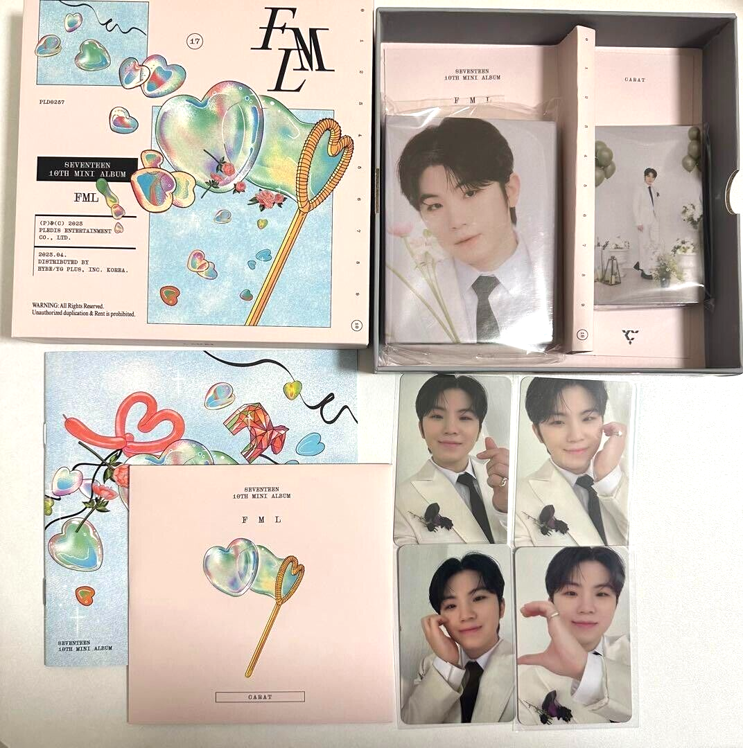 SEVENTEEN WOOZI FML Carat ver. FC Fan Club CD File Binder Complete