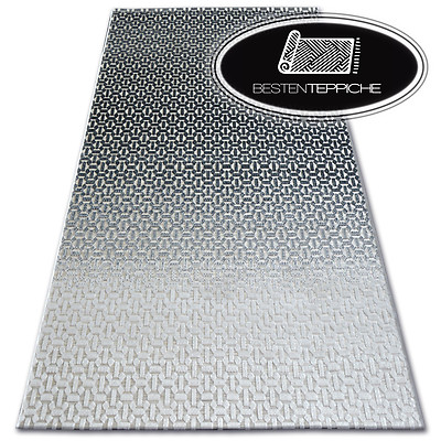 Real Fashionable Rugs Cheap Modern Carpet Lisboa Structural Black Grey