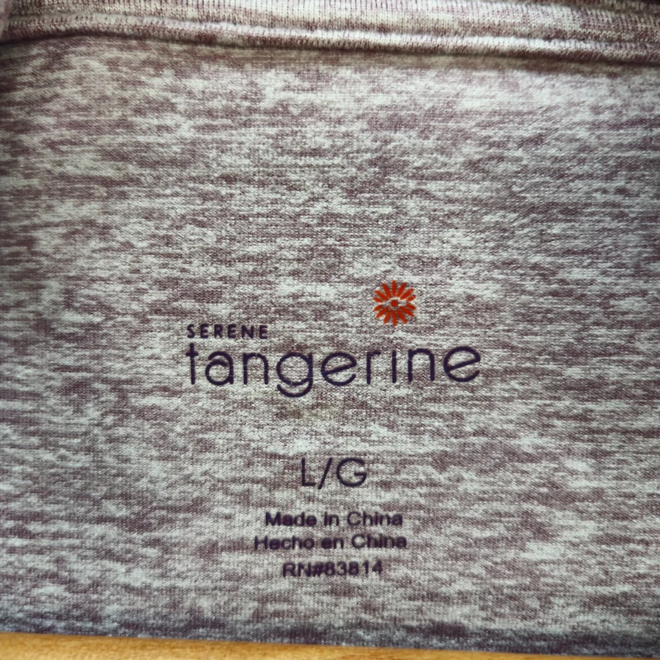 Serene Tangerine Dos Tonos Athleisure Sudadera con Capucha Pullover Sudadera Bloques de Color L/G Foto 2 de 4