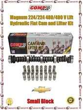 Comp Cams 480/480 V Lift Hydraulic Flat Cam and Lifter Kit For Chevy Small Block