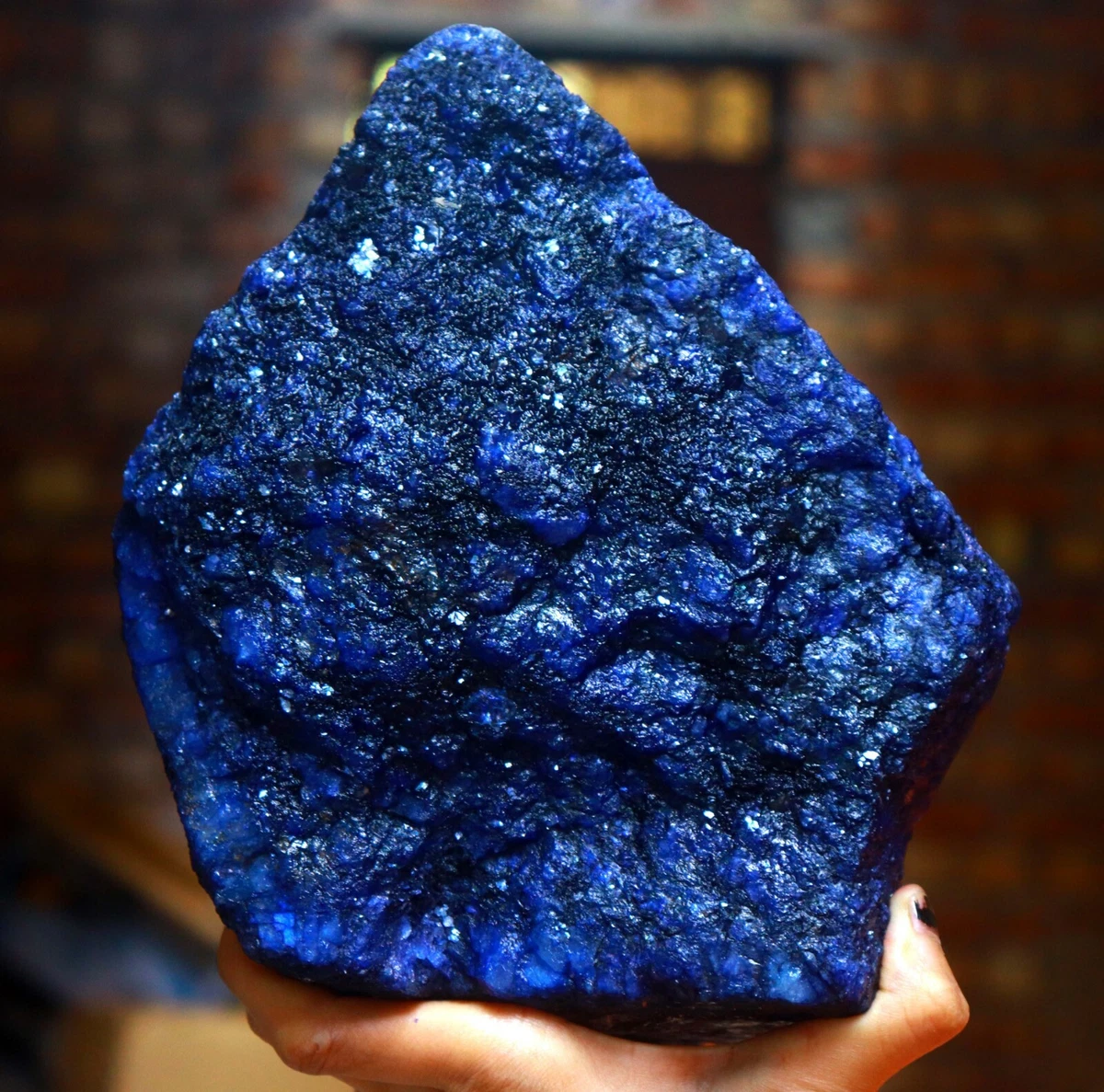 Opaque shop blue sapphire