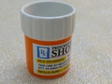 Big Mouth Toys Prescription Pill Bottle Shaped Shot Glass 2 oz